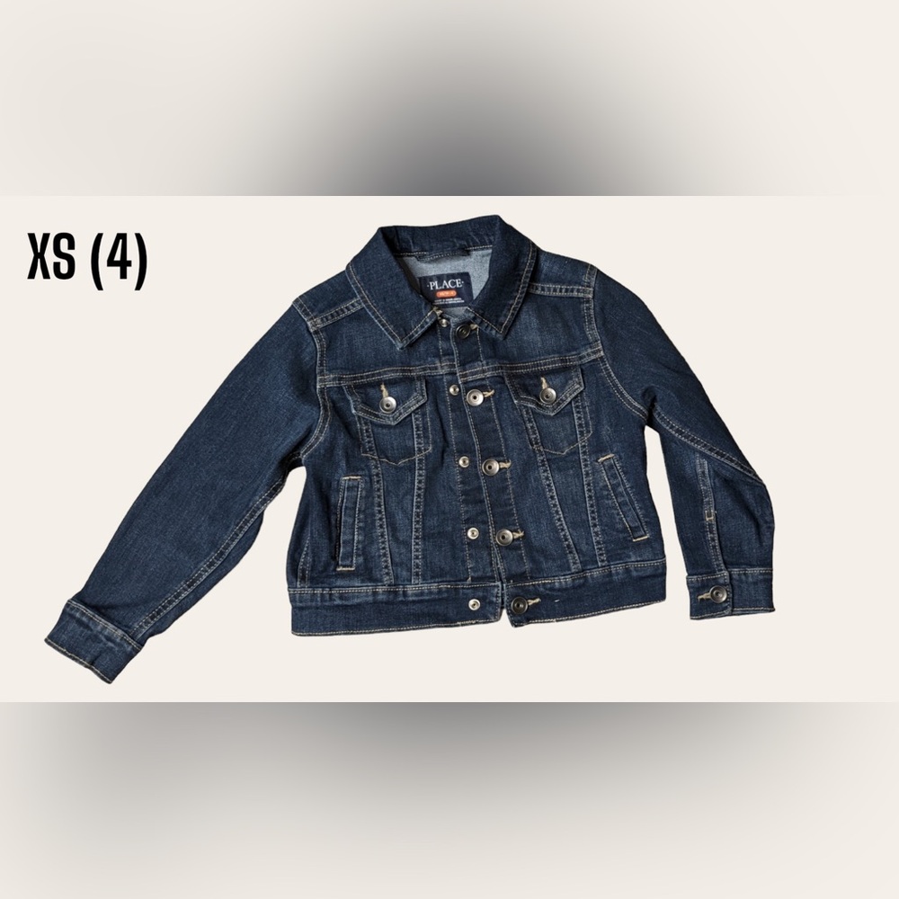 Children’s Place dark denim jacket